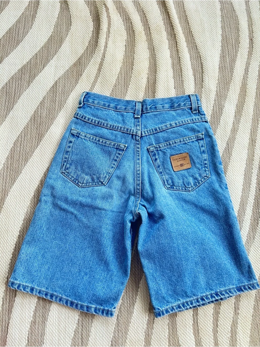 Vintage Faded Glory Denim Long Jorts - Women’s size 00 or 23’